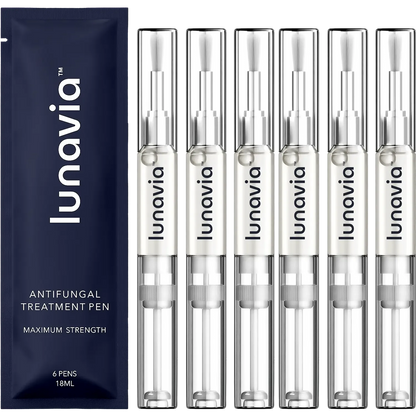 Lunavia Antifungal Pen – Cures Most Athlete’s Foot, Jock Itch, and Ringworm - 25% Undecylenic Acid with added Tea Tree, Jojoba, Clove Bud Oils & Aloe - 3-Pack Twist Pen (9ML Volume)